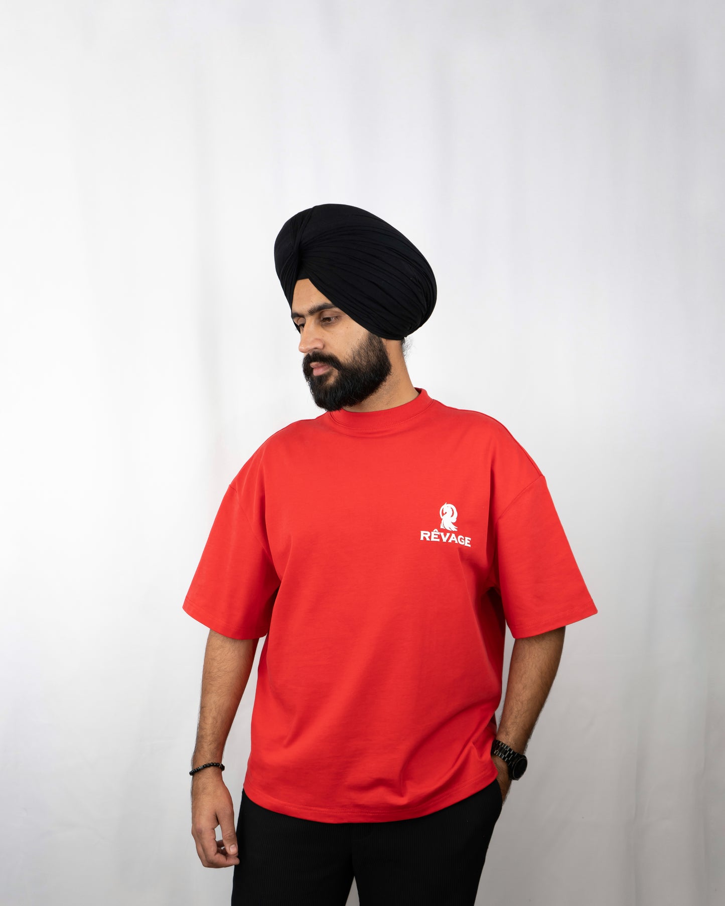 Red oversized Tshirt man, red oversized Tshirt men,red dropshoulder Tshirt men