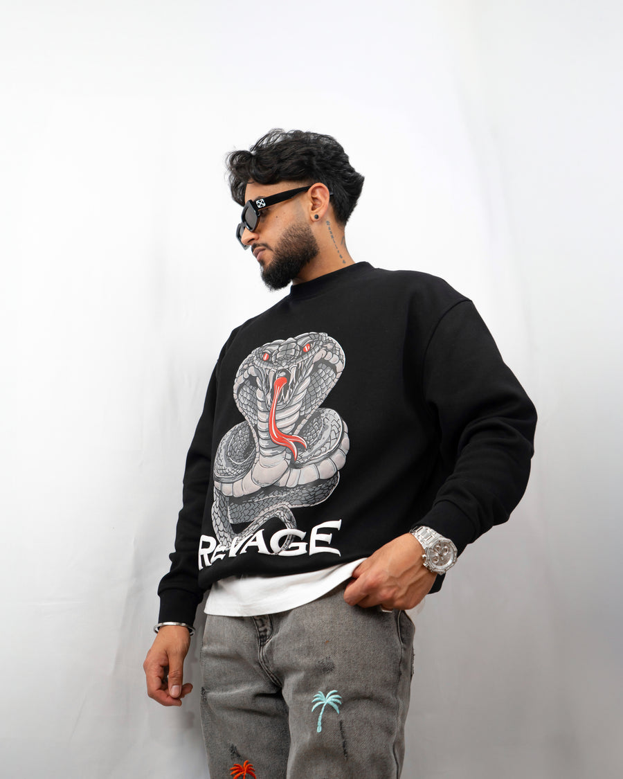 Snake Oversized Crewneck